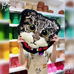 Tuft Tuft Cat 躂躂喵 店中Tufting手作地毯體驗工房 Tufting手作地毯 寵物地毯